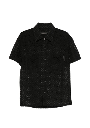 Andersson Bell open-knit shirt - Black