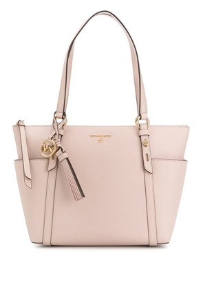 Michael Michael Kors zipped leather tote bag - Pink