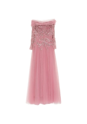 Zuhair Murad crystal-embellished maxi dress - Pink