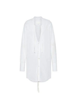 Maison Margiela raw-edge mini dress - White