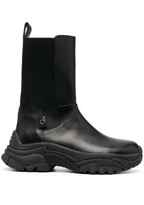 Ash Adapter leather boots - Black