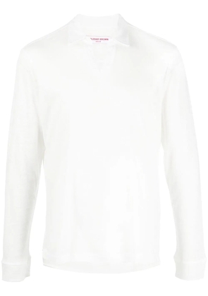 Orlebar Brown Felix placket-detail polo shirt - White