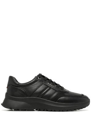Bally logo-patch lace-up sneakers - Black