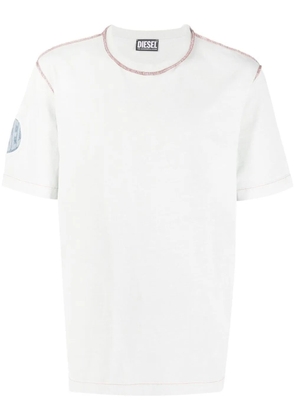 Diesel logo-print cotton T-shirt - Green