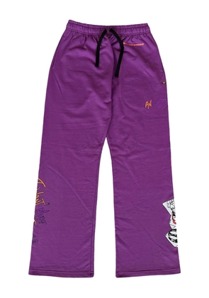 Chrome Hearts matty boy graphic sweatpants - Purple