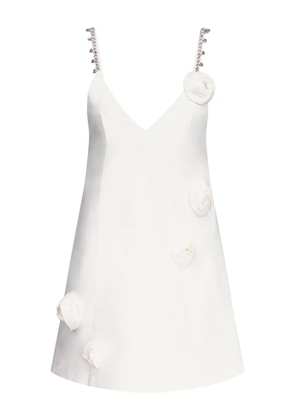 AREA poplin mini dress - White