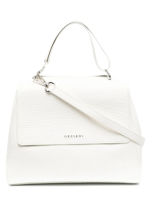 Orciani medium Sveva Soft leather shoulder bag - White