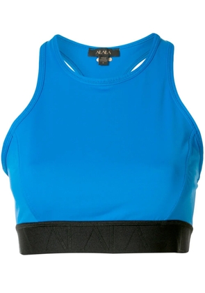 ALALA racerback cropped vest - Blue