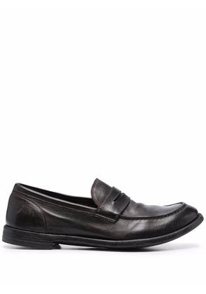 Officine Creative worn-effect loafers - Brown