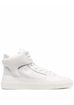 Just Cavalli panelled high-top sneakers - White