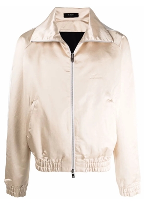AMIRI Zip Track Jacket 'Beige' - Gold
