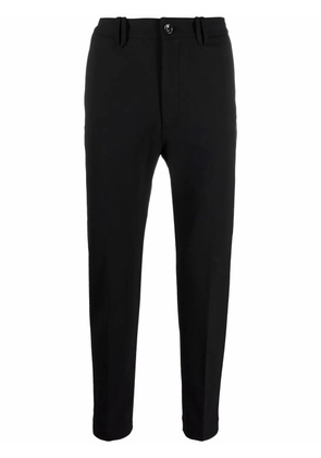 Nine In The Morning pressed-crease wool-blend tailored trousers - Black