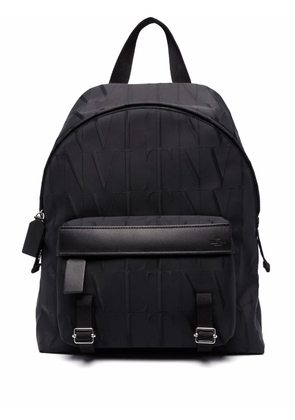 Valentino Garavani VLTN Times logo-jacquard backpack - Black