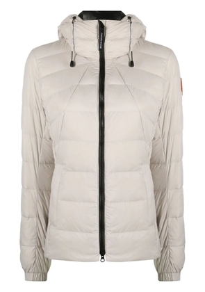 Canada Goose logo-patch puffer jacket - Pink