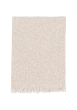 BOMPARD fringed voile scarf - Neutrals