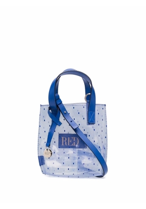 RED(V) polka-dot tote bag - Blue