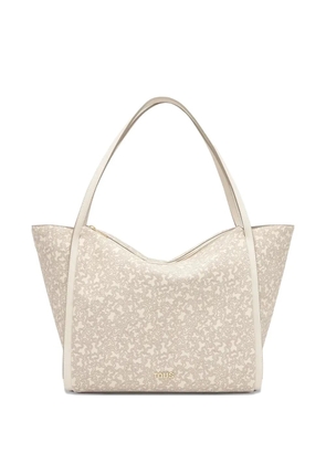 TOUS large Kaos Mini Lines tote bag - Neutrals