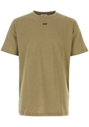Off-White Off Stitch cotton T-shirt - Neutrals