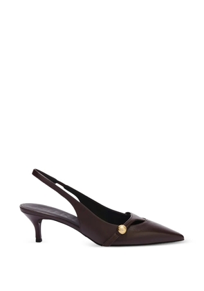Furla Sfera slingback pumps - Brown