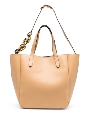 JW Anderson chain-detail leather tote - Neutrals