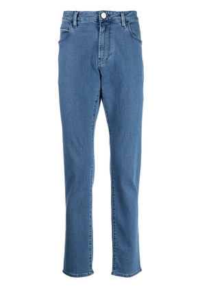 Giorgio Armani low-rise straight-leg jeans - Blue