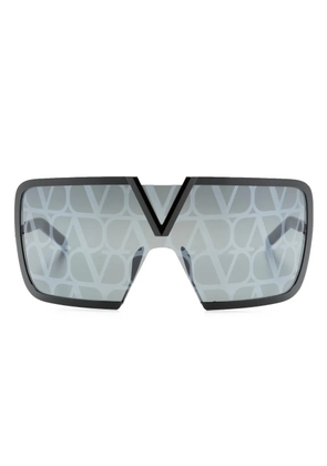 VALENTINO GARAVANI EYEWEAR Romask all-over lens decal sunglasses - Black