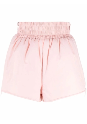 RED Valentino side-zip padded shorts - Pink