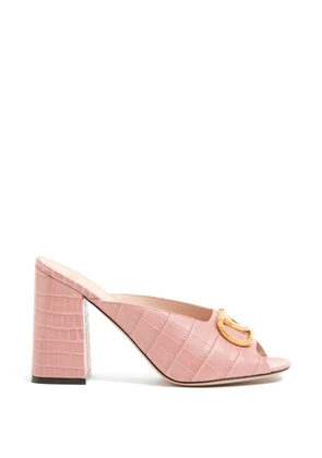 Valentino Garavani vlogo slide sandals - Pink