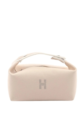 Hermès Pre-Owned 2010-2026 Small Toile Bride A Brac Case vanity bag - Brown