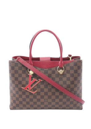 Louis Vuitton Pre-Owned 2018 Damier Ebene Riverside satchel - Brown
