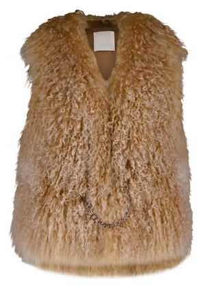 Givenchy fur sleeveless gilet - Neutrals