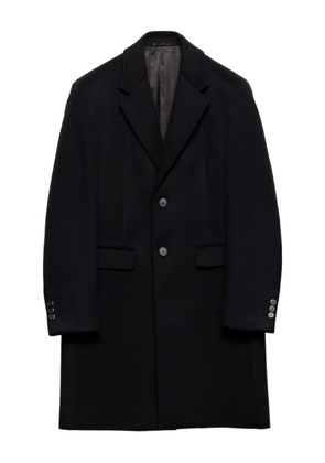 Prada notch-lapel wool coat - Black
