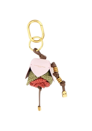 GIANNI CHIARINI Straw Flower charm keyring - Gold