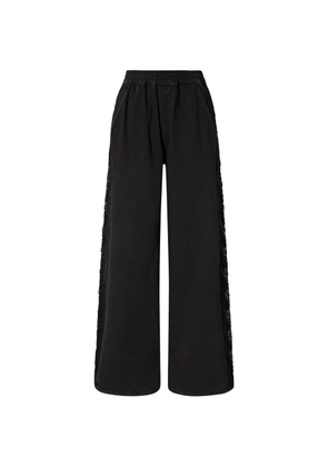 PINKO lace-detail trousers - Black