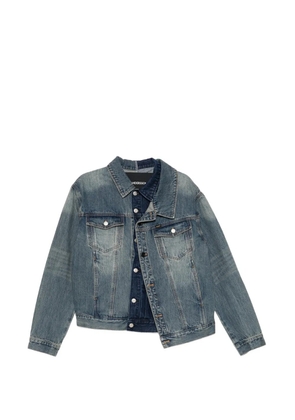Andersson Bell asymmetric-layered denim jacket - Blue