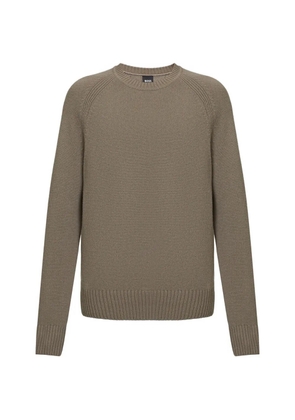 BOSS raglan-sleeve sweater - Brown