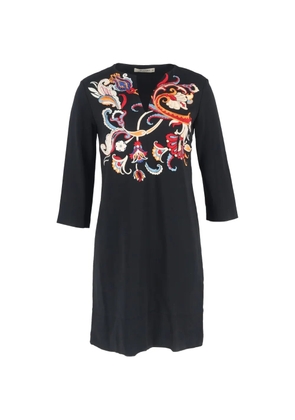 Etro Vintage paisley-motif minidress - Black