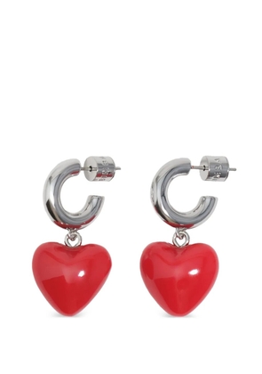 Bimba y Lola heart drop earrings - Silver