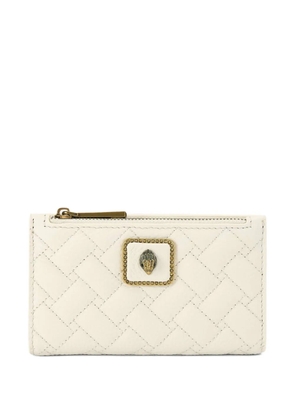 Kurt Geiger London Pimlico quilted eagle-head-embellished bifold wallet - Neutrals