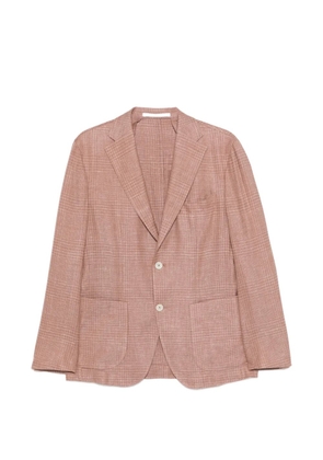 Eleventy single-breasted check blazer - Pink