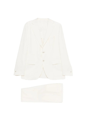 Eleventy single-breasted suit - White
