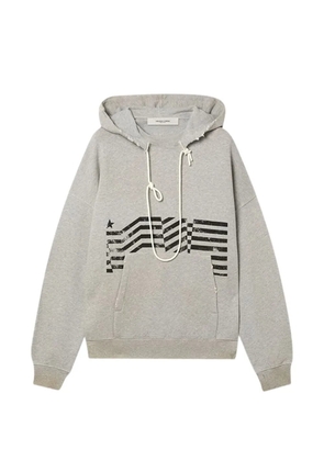 Golden Goose distressed graphic hoodie - Grey