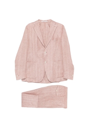 Eleventy striped-pattern suit - Pink