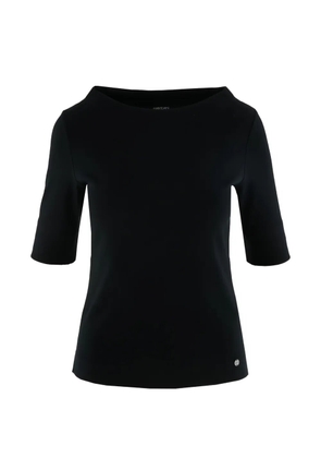 MARCCAIN boat-neck T-shirt - Black
