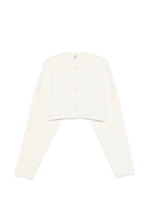 TOTEME cropped cardigan - Neutrals