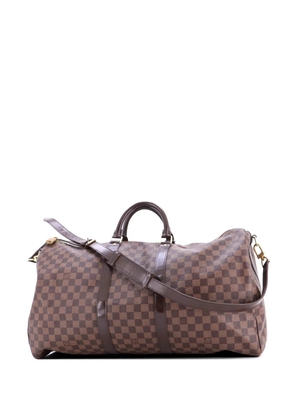 Louis Vuitton Pre-Owned Keepall Bandouliere Bag Damier 55 travel bag - Brown