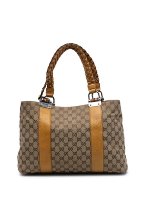 Gucci Pre-Owned 2016-2025 GG Canvas Bamboo Libeccio tote bag - Brown