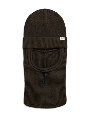 C.P. Company ribbed balaclava hat - Green