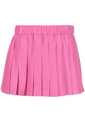 RED Valentino pleated mini shorts - Pink