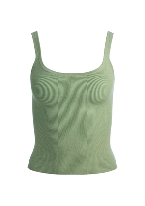 alice + olivia Shana ribbed tank top - Green